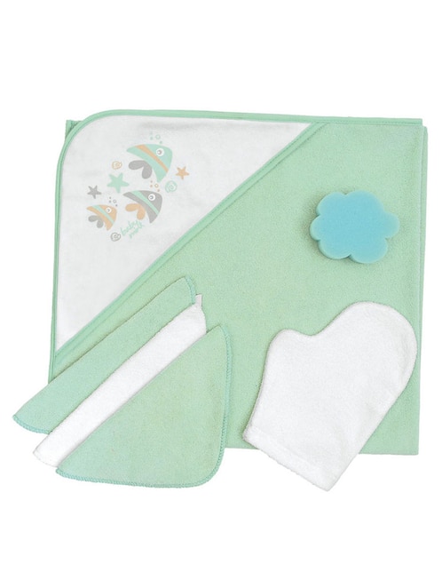 TOALLA P/BEBE BABY MINK, MENTA