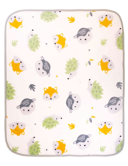 COBERTOR BABY MINK, AMARILLO BEBÉ ESTAM