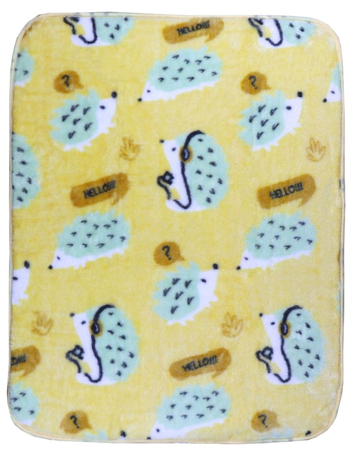 COBERTOR BABY MINK, AMARILLO BEBÉ ESTAM