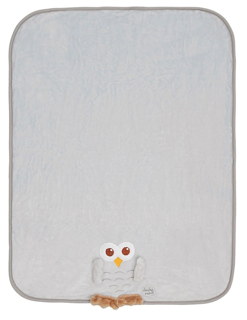 COBERTOR BABY MINK, GRIS