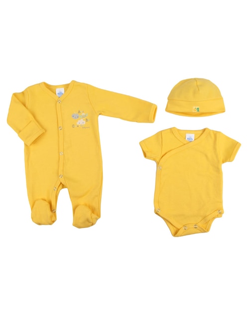 Set de mamelucos Baby Mink de algodón infantil