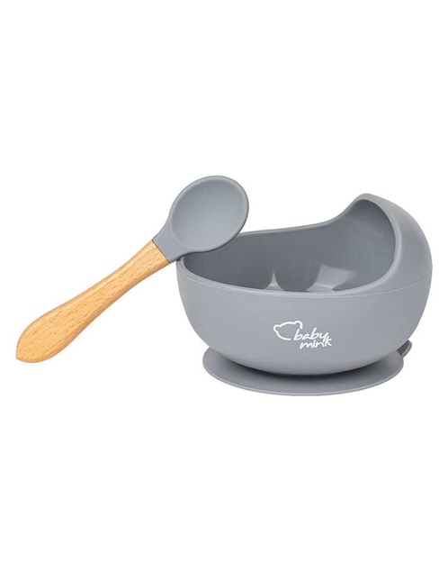 Set alimentación Baby Mink de silicona 2 piezas