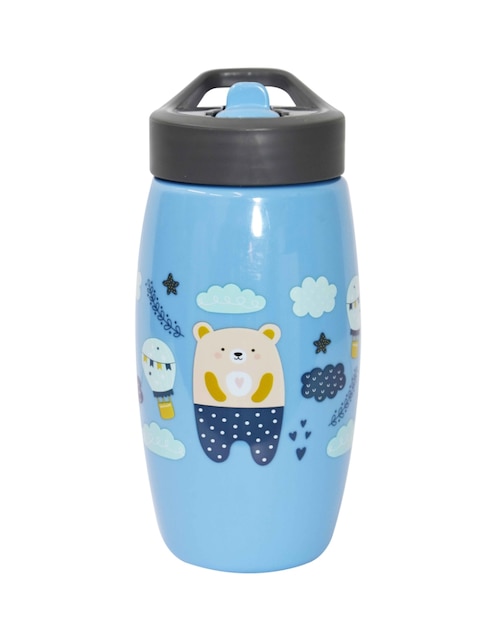 Vaso con tapa y popote 1