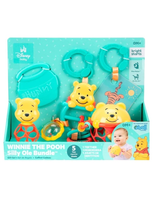 Set de regalo juguetes de Winnie The Pooh Bright Starts Box Toys
