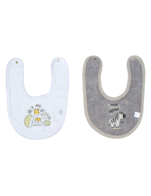 Set babero de algodón 2 piezas 1