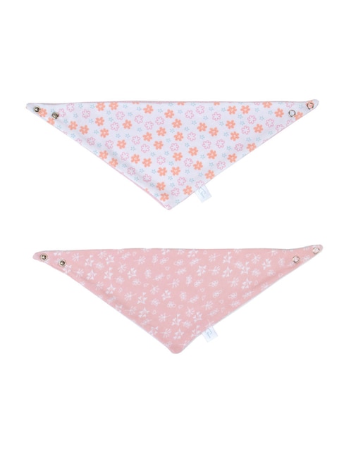 Set baberos Baby Mink algodón 2 piezas