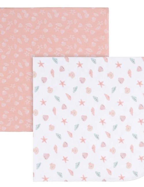 Cobertor sea sheels estampado grafico