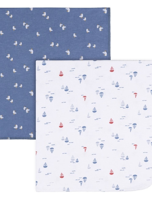 Cobertor little lighthouse estampado gráfico 1