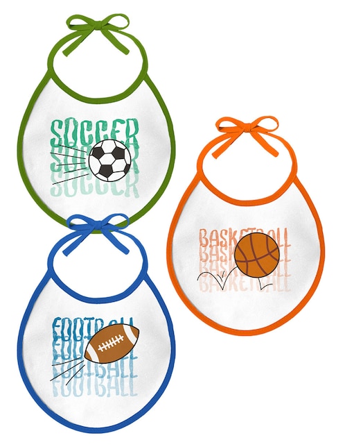 Set babero New Baby 3 piezas