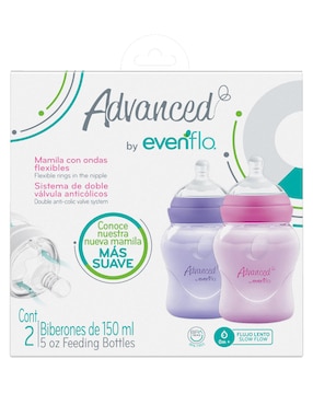 Set Biberón Evenflo 5 Oz