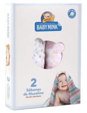 Juego de sábanas de algodón Baby Mink
