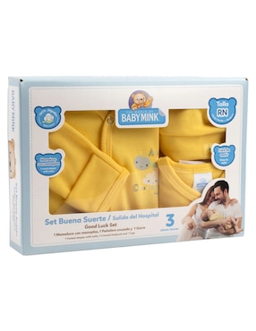 Set de mamelucos Baby Mink de algodón infantil