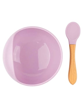 Set alimentación Baby Mink de silicona 2 piezas