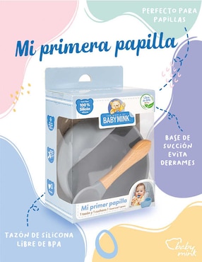Set alimentación Baby Mink de silicona 2 piezas