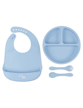 Set Alimentación Baby Mink De Silicón 4 Piezas