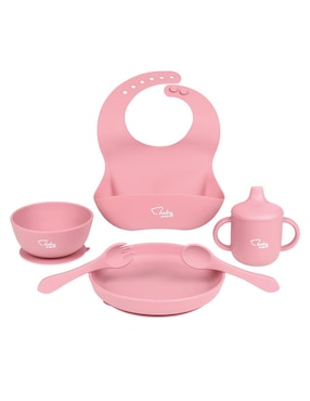 Set Alimentación Baby Mink De Silicón 6 Piezas