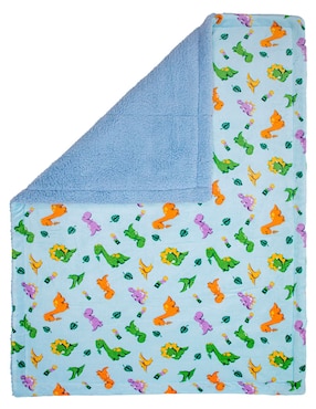 Cobertor Royal Soft estampado dinosaurio