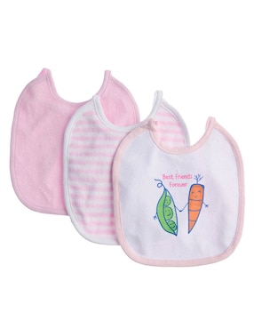 Set babero Weekend Baby de algodón 3 piezas