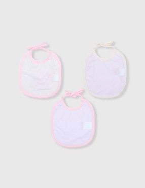 Set babero Weekend Baby de algodón 3 piezas