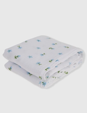 Cobertor Weekend Baby estampado floral