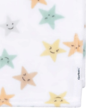 Cobertor Gerber Starry Smiles estampado gráfico