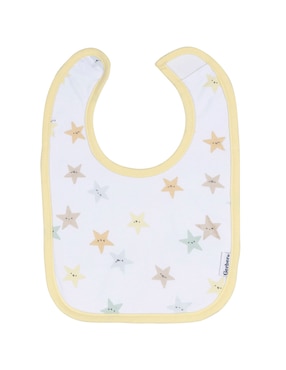 Set babero Gerber Starry Smiles etapa 6 bebé unisex con 2 piezas