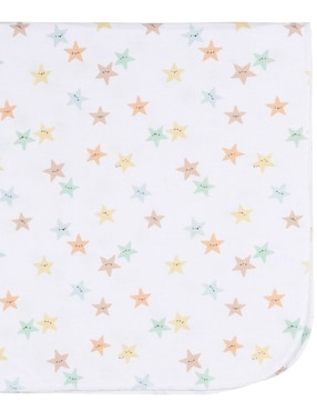 Cobertor gerber starry smiles estampado grafico