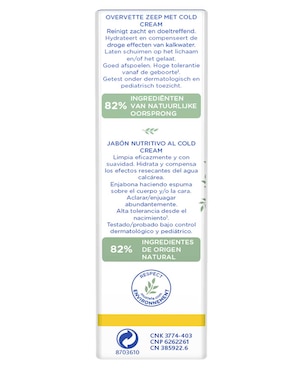 Jabón en barra Nutriprotector con cold cream Mustela
