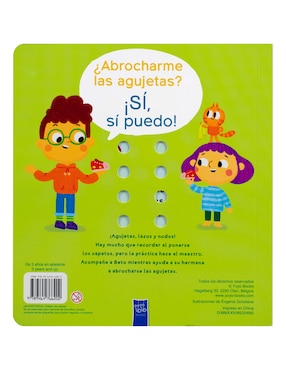 Libro¿Abrocharme las Agujetas? ¡Sí, Sí Puedo! de Jo Dupre