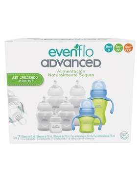 Set de lactancia Evenflo Advanced 7 piezas