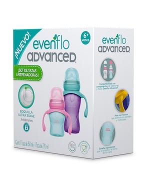 Set tazas Evenflo