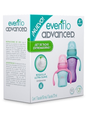 Set tazas Evenflo