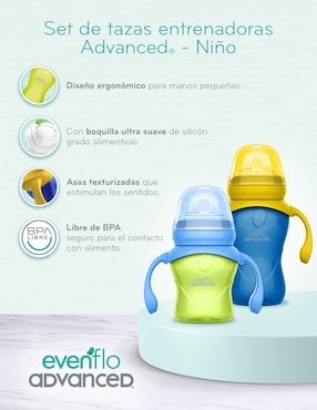 Set tazas Evenflo
