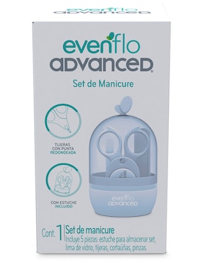 Set de manicure Evenflo Advance 5 piezas bebé unisex