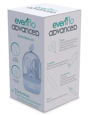 Set de manicure Evenflo Advance 5 piezas bebé unisex