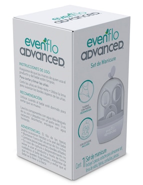 Set de manicure Evenflo Advance 5 piezas bebé unisex