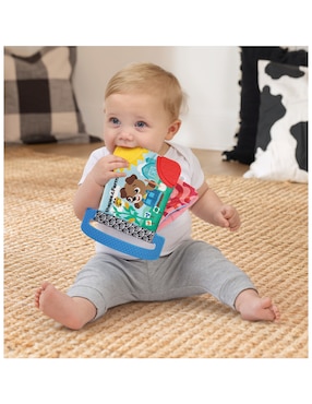 Juguete Libro suave con mordedera la granja Babyeinstein