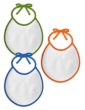 Set babero New Baby 3 piezas