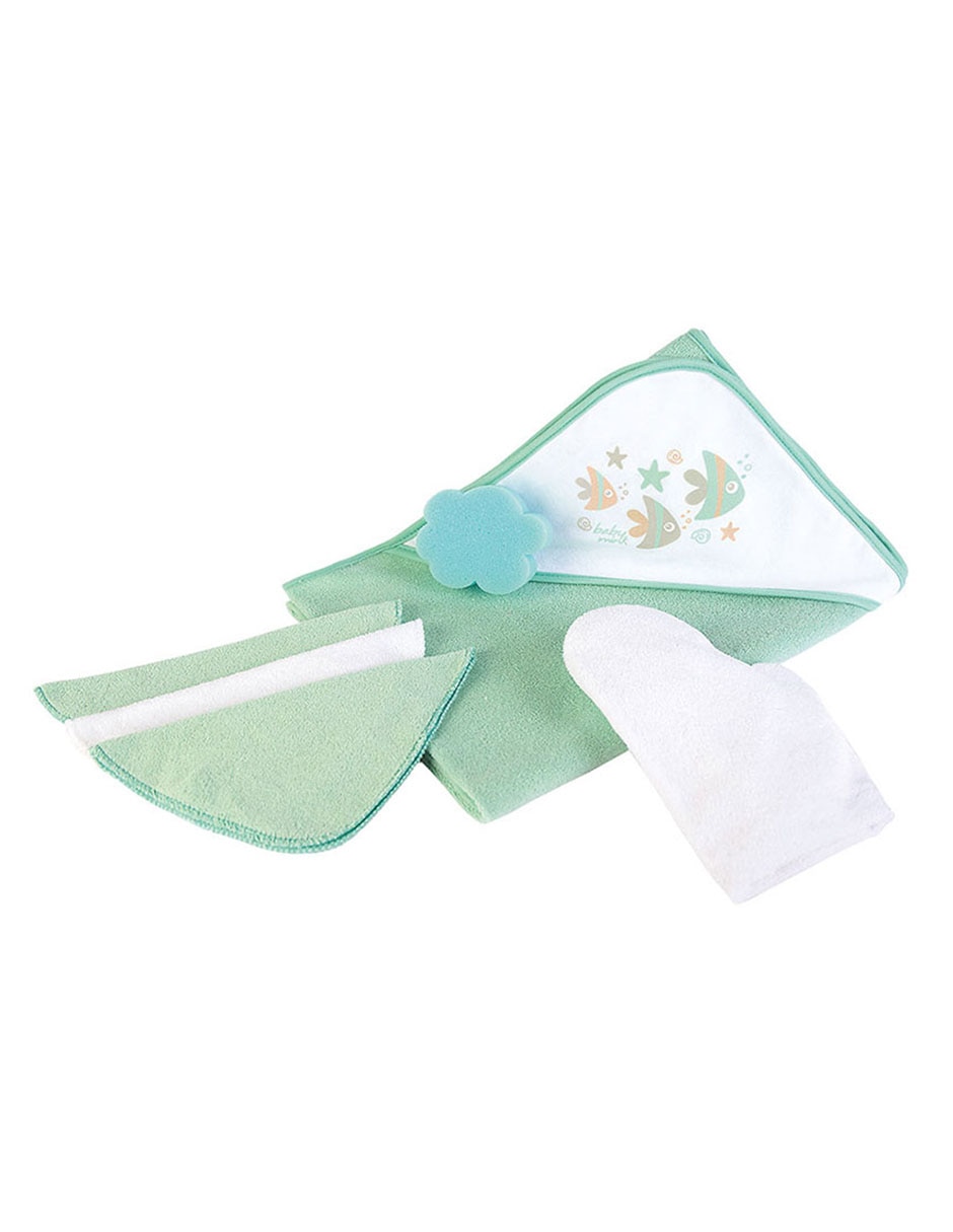 TOALLA P/BEBE BABY MINK, MENTA