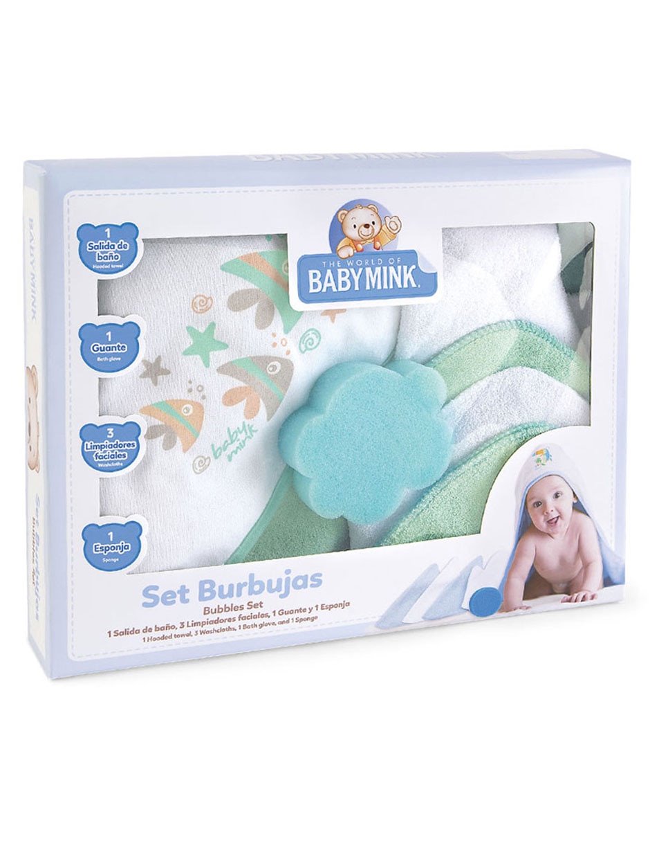 TOALLA P/BEBE BABY MINK, MENTA