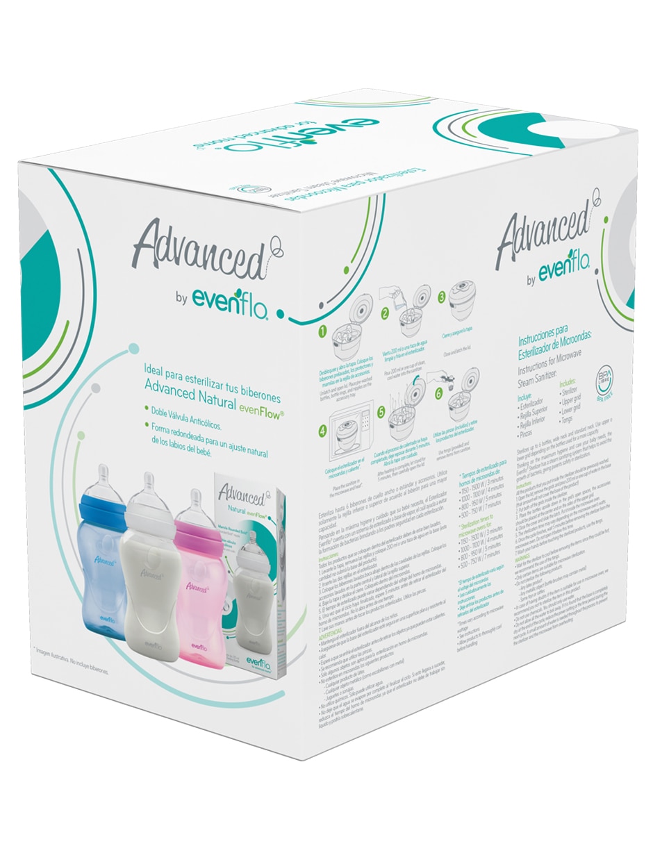 Esterilizador de microondas Advanced 6 botellas 5