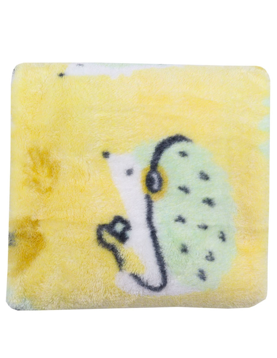 COBERTOR BABY MINK, AMARILLO BEBÉ ESTAM