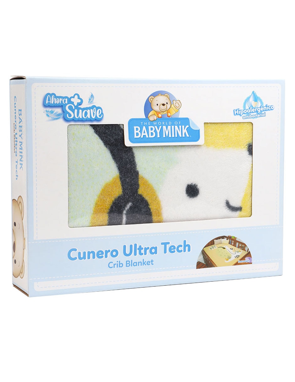 COBERTOR BABY MINK, AMARILLO BEBÉ ESTAM