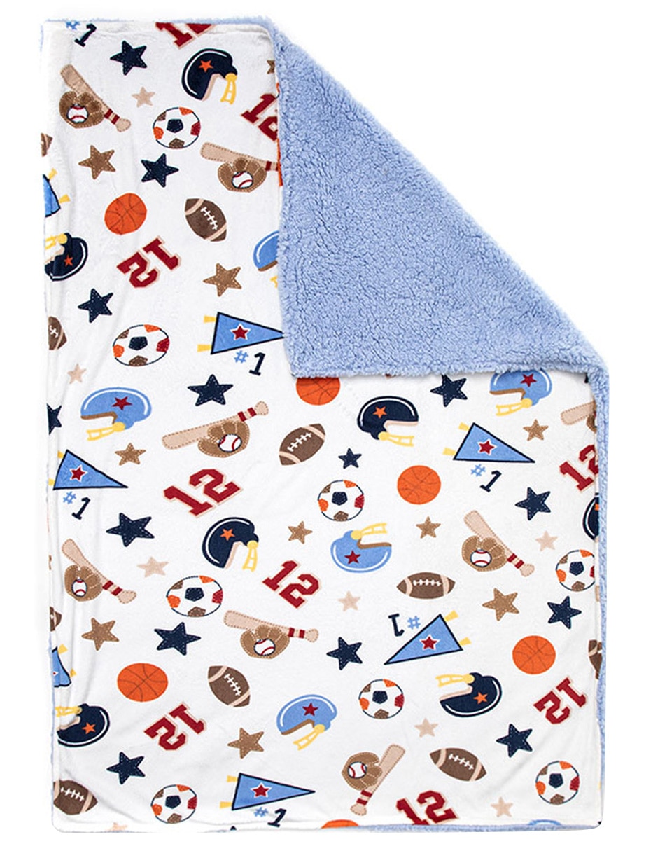 Cobertor estampado deportes 1