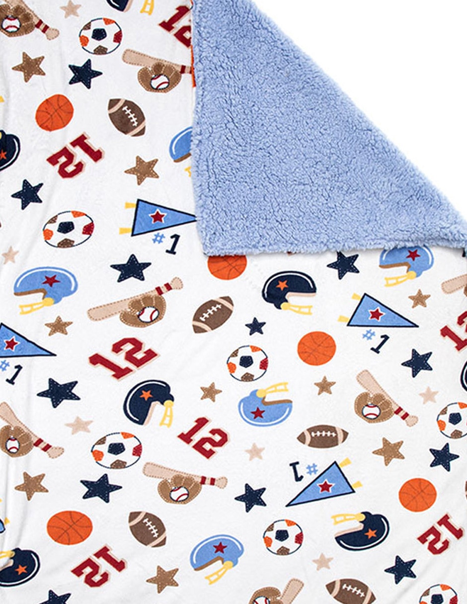 Cobertor estampado deportes 2