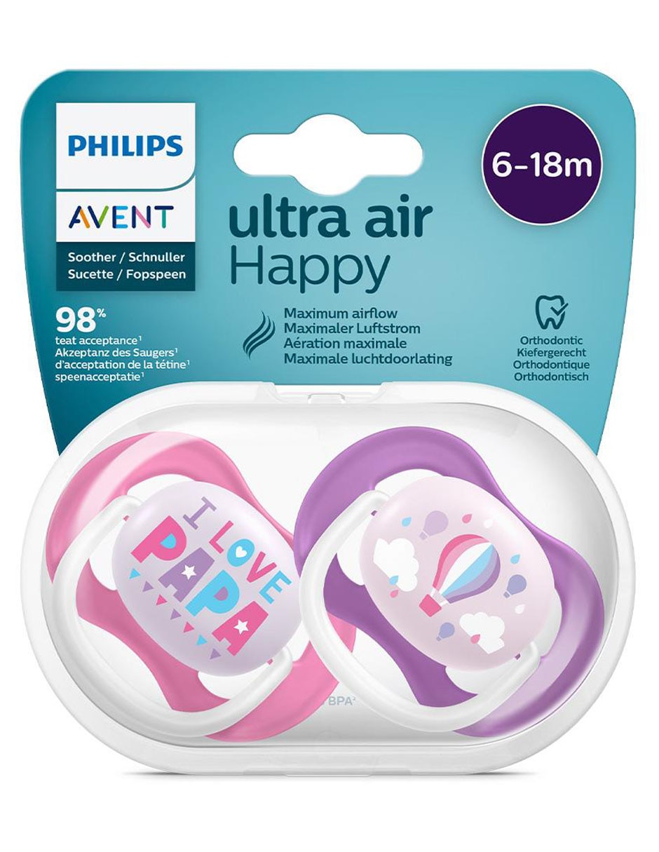 Juego de chupones Ultra air 2
