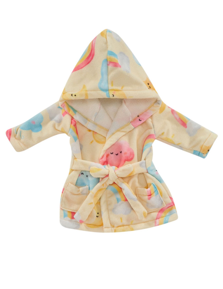 Bata de baño con gorro Providencia para bebé niña Suburbia