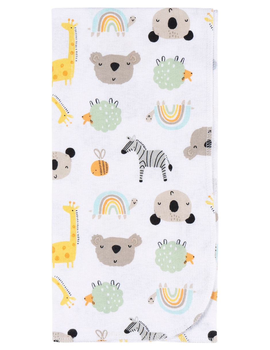 Set cobijas de tejido plano para bebé niño 2