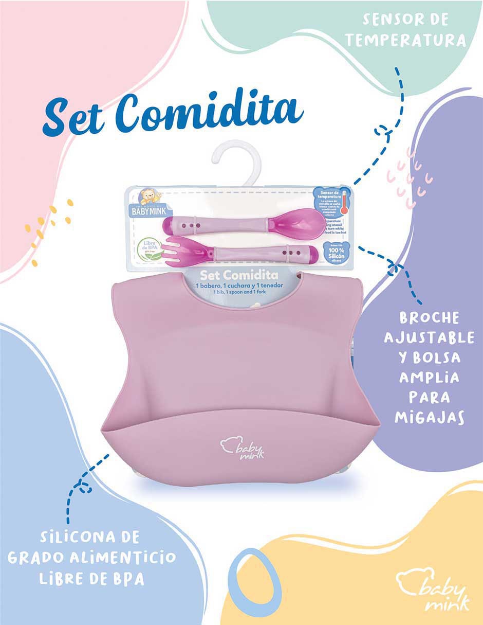 Set alimentación de silicona 3 piezas 3