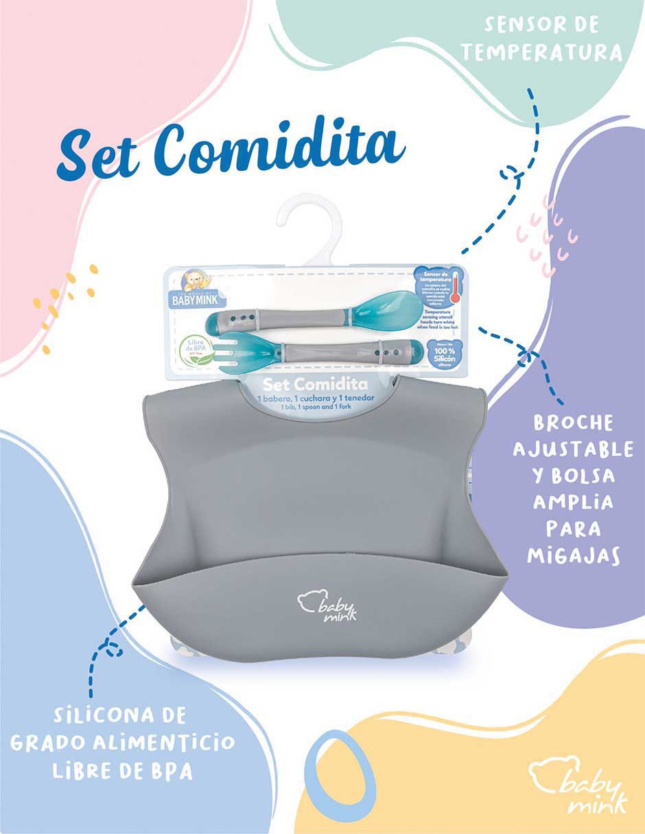 Set alimentación de silicona 3 piezas 4